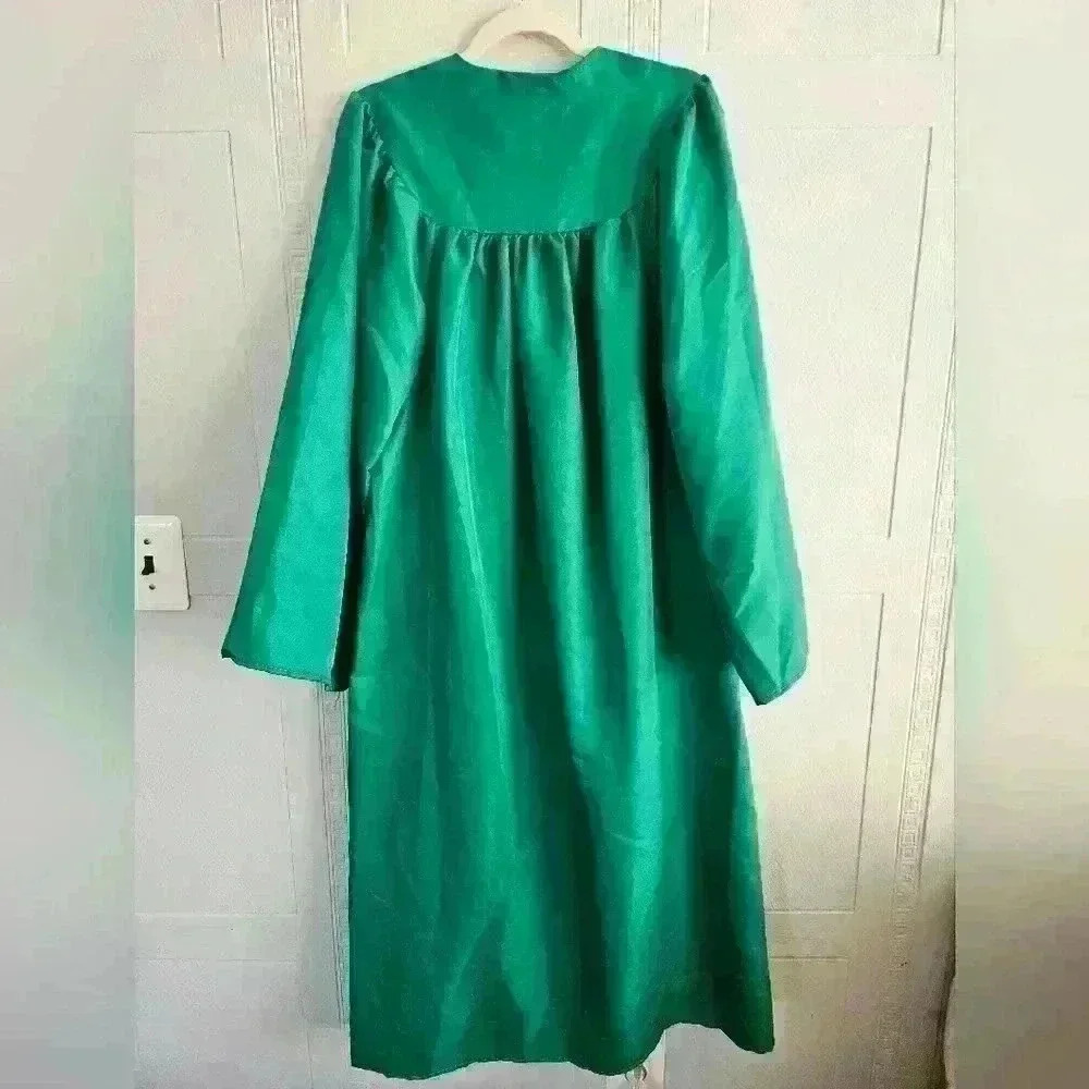 Balfour Green Graduation Gown Size 51 (5'6"- 5'8") EUC - Picture 2 of 5